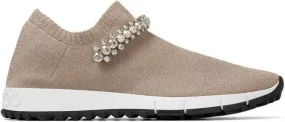 Jimmy Choo Verona crystal-detail sock sneakers Neutrals