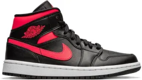 Jordan Air 1 Mid Siren Red sneakers Black