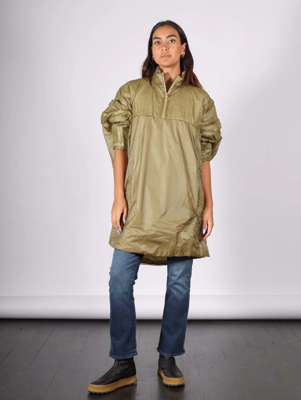 Kauto Insulated Poncho - Khaki