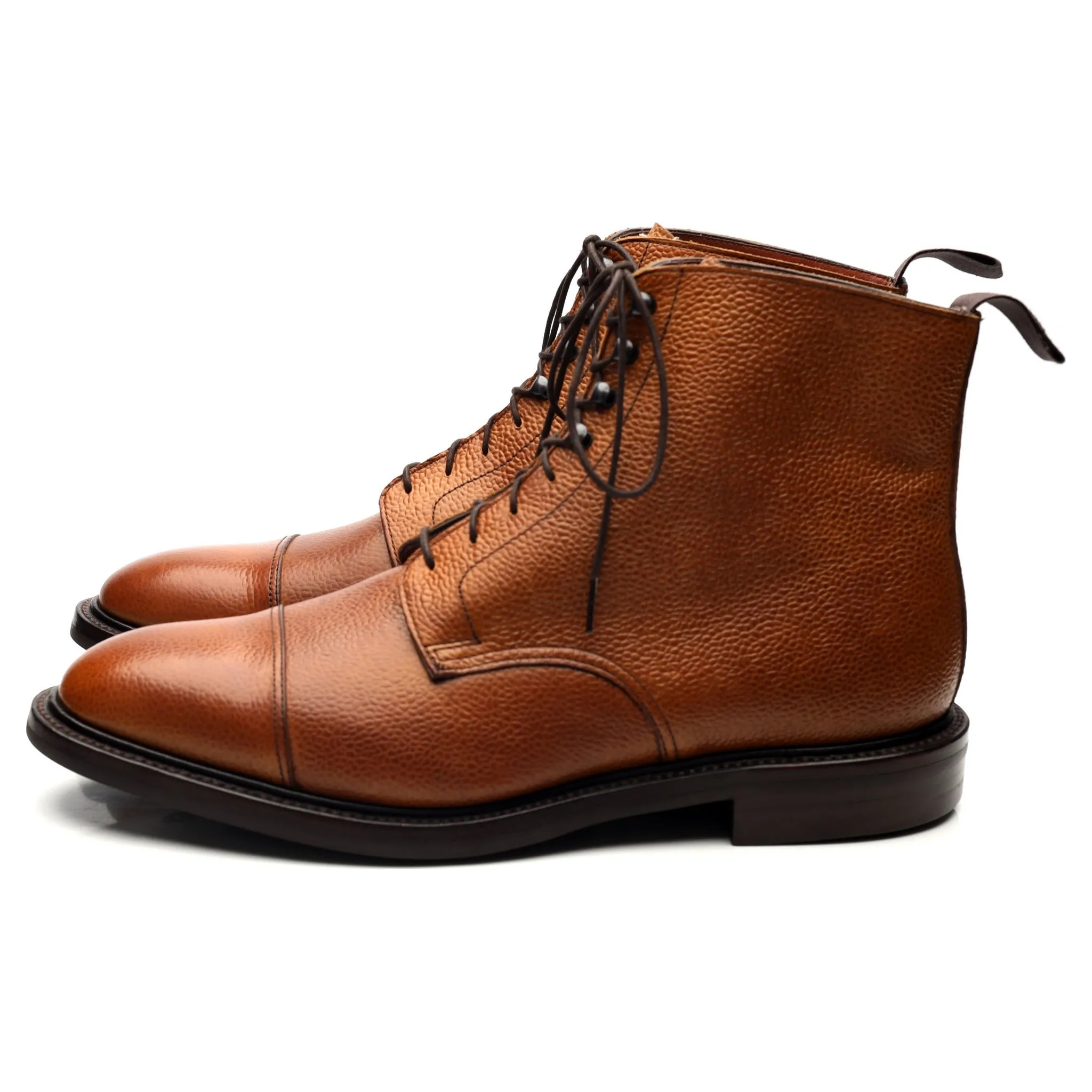 Kingsman 'Taron' Tan Brown Leather Boots UK 10 E