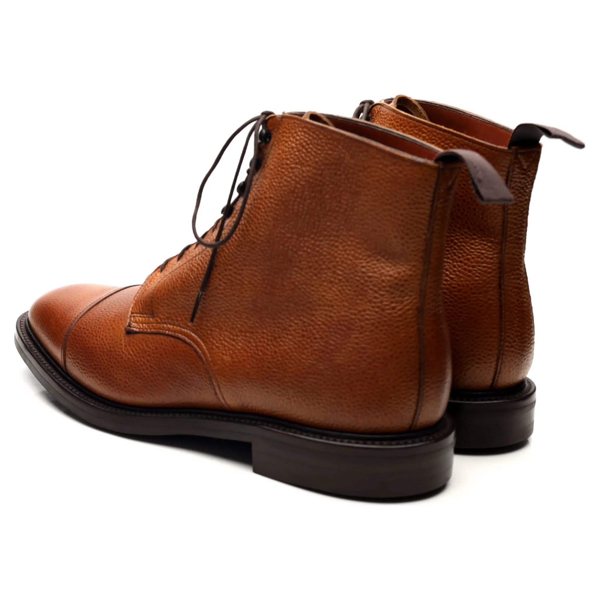 Kingsman 'Taron' Tan Brown Leather Boots UK 10 E