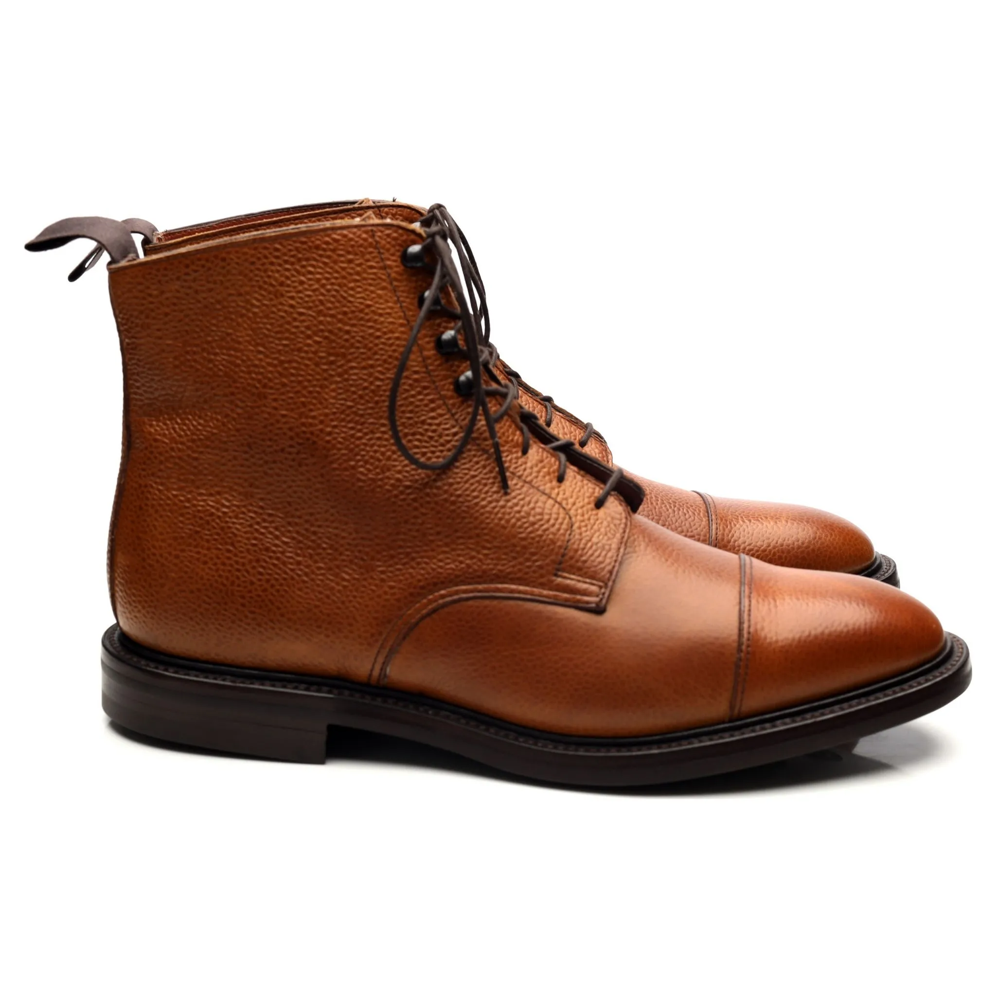 Kingsman 'Taron' Tan Brown Leather Boots UK 10 E