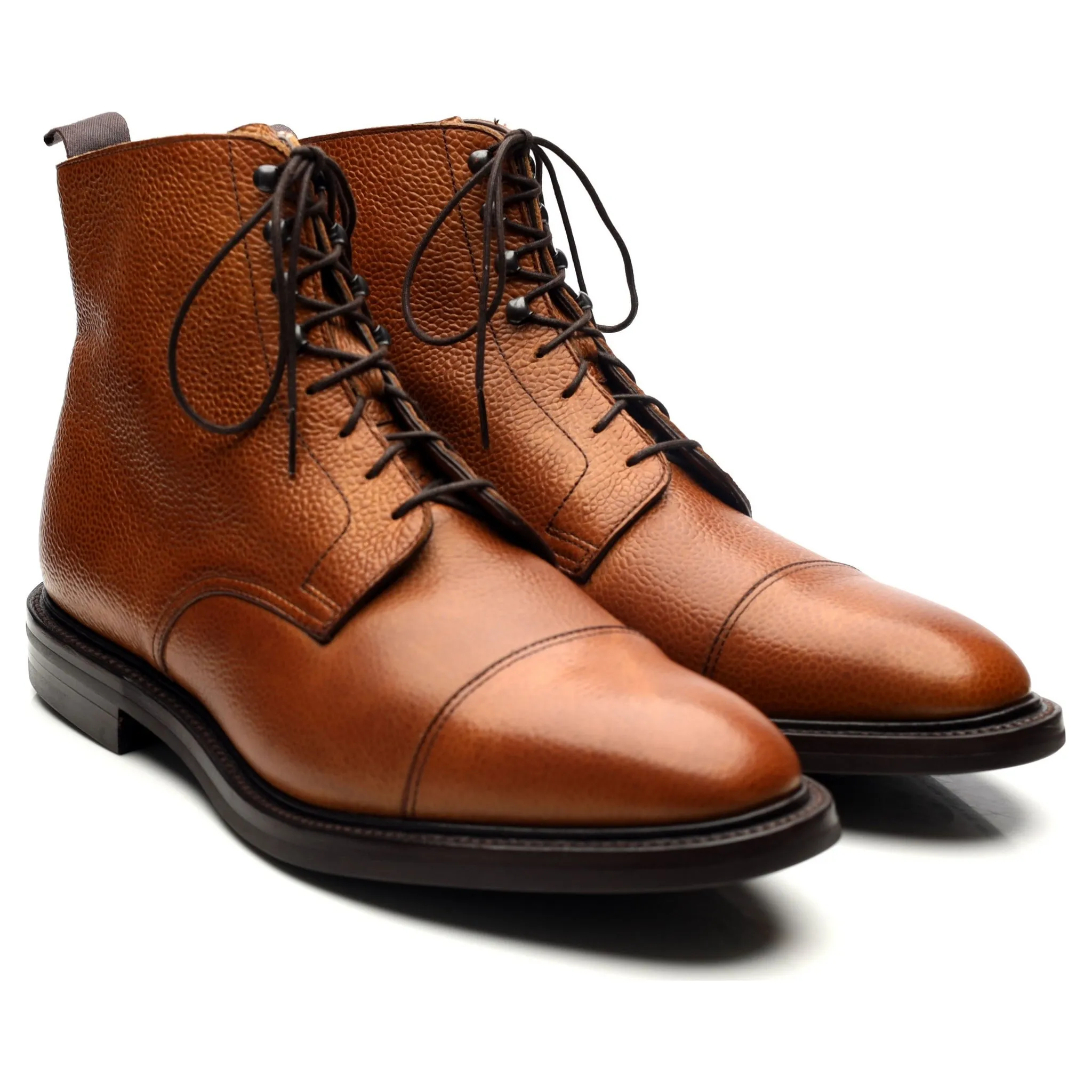 Kingsman 'Taron' Tan Brown Leather Boots UK 10 E