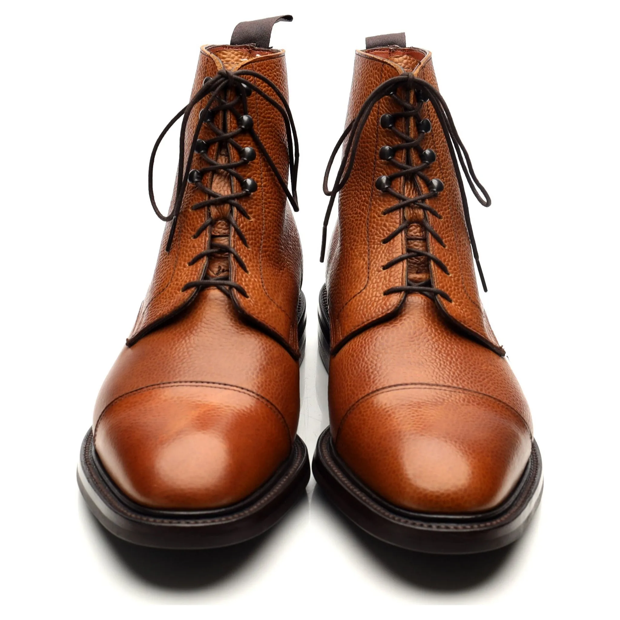 Kingsman 'Taron' Tan Brown Leather Boots UK 10 E