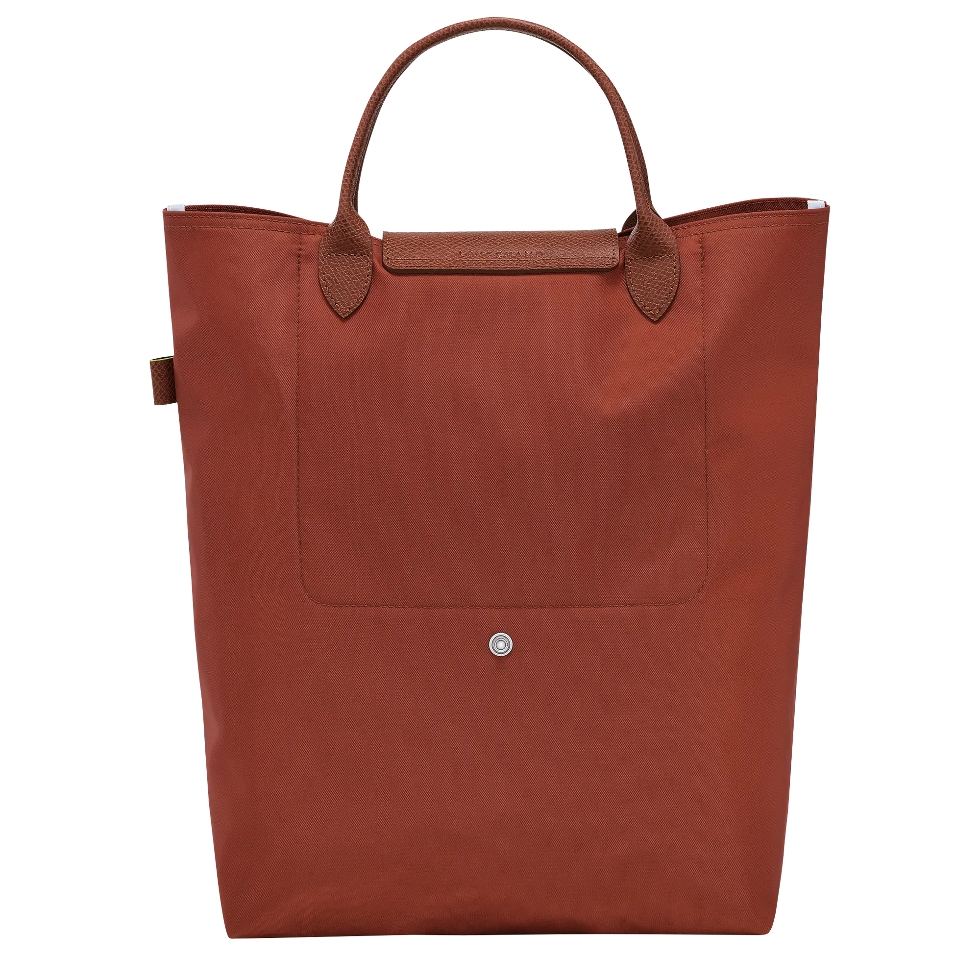 Le Pliage Green M Tote bag Chestnut - Canvas