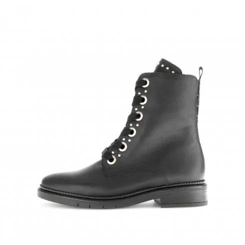 Leather Studded Ankle Boot - Century 52.705