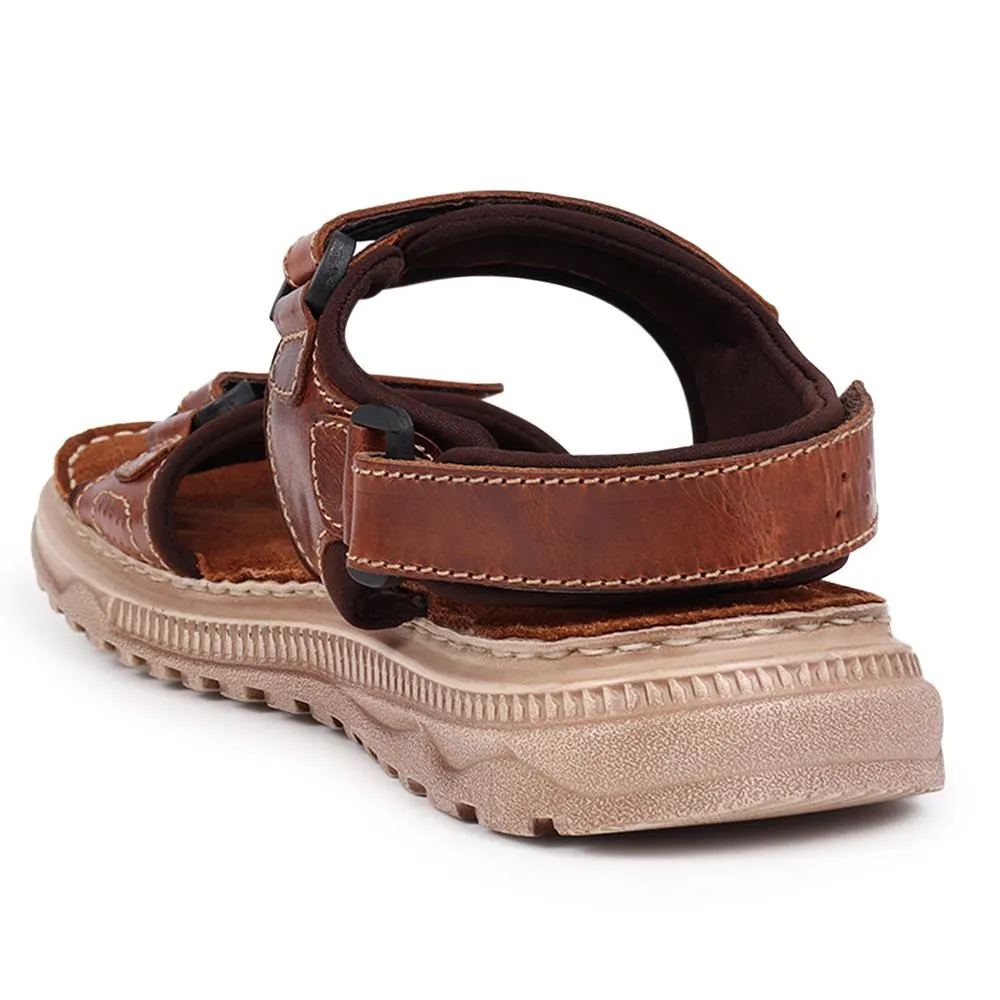 Leather Touch-Fasten Sandals  - JFOOT39013 / 325 776