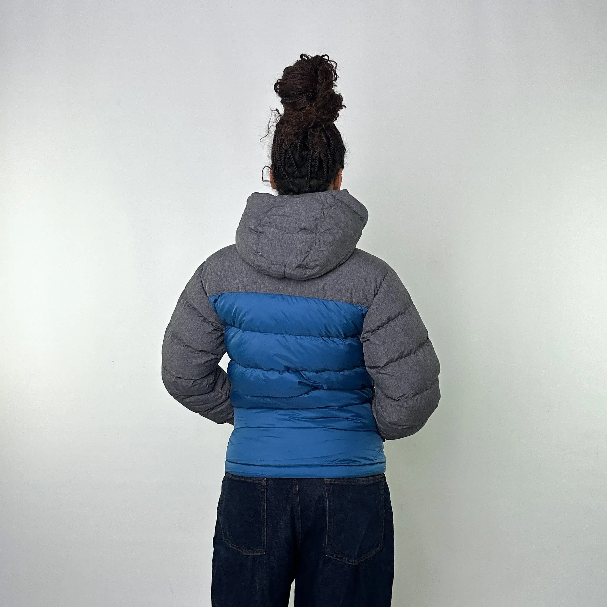 Light Blue 90s Mont Bell EX 800 Puffer Jacket Coat (S)