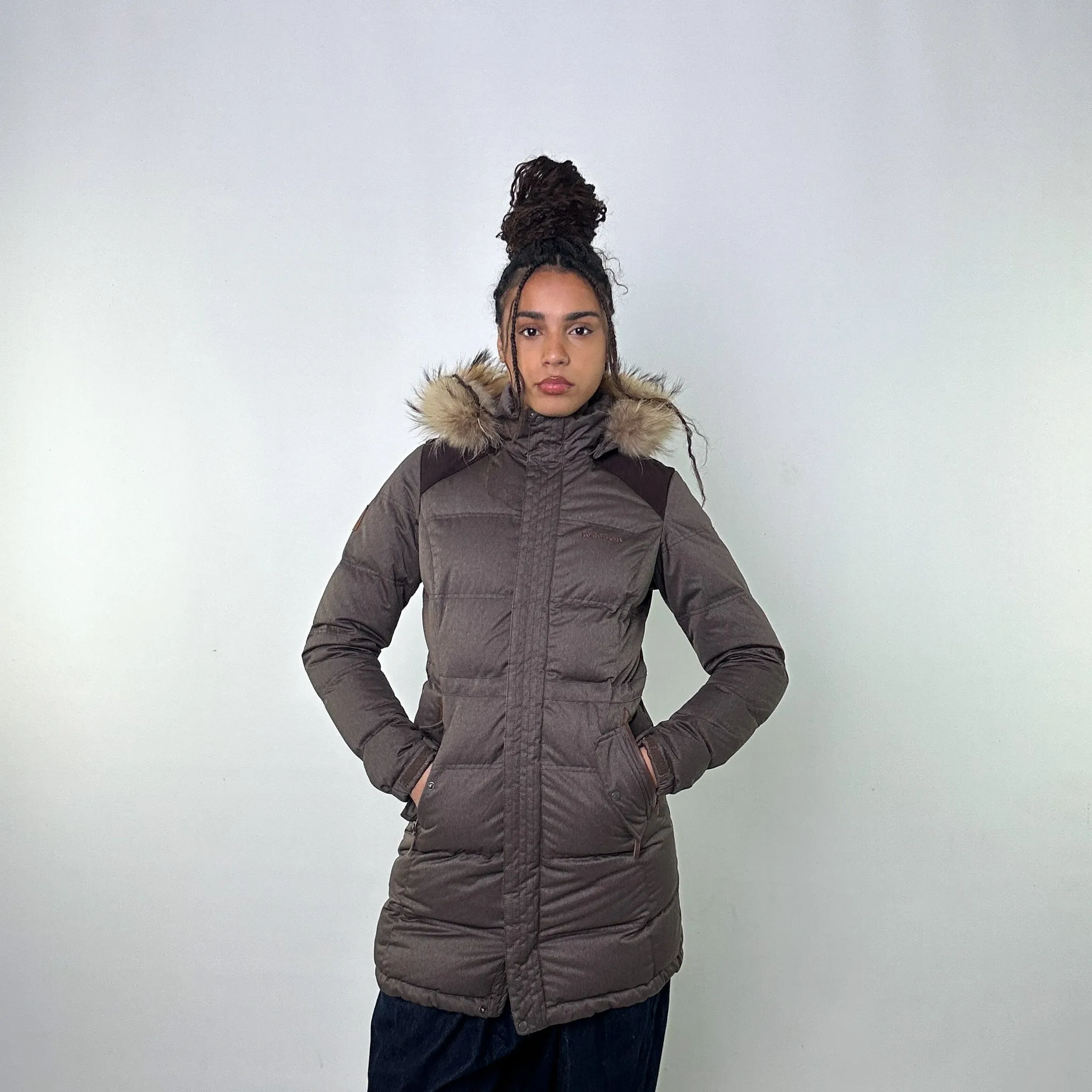 Light Grey 90s Mont Bell Puffer Jacket Coat (S)