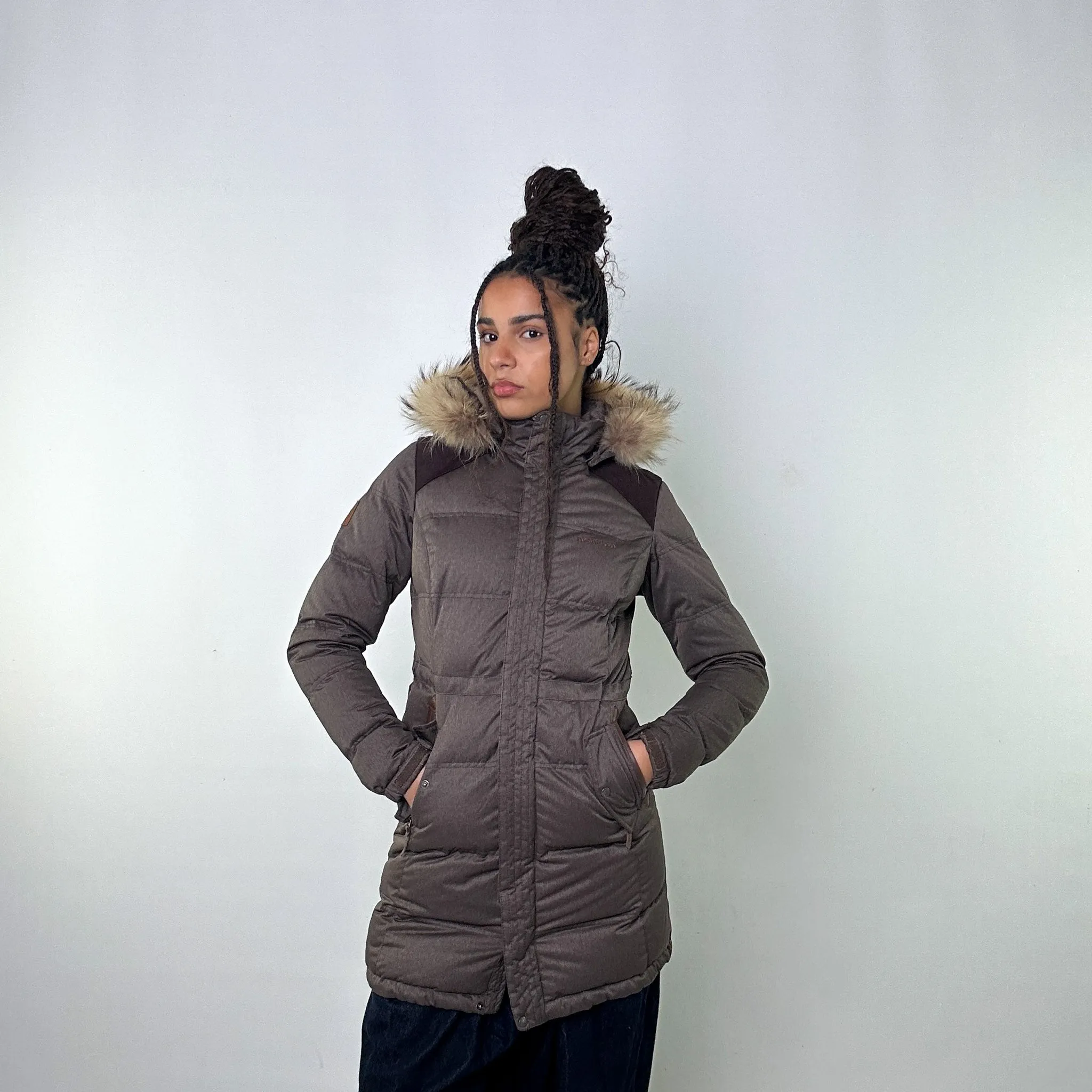 Light Grey 90s Mont Bell Puffer Jacket Coat (S)