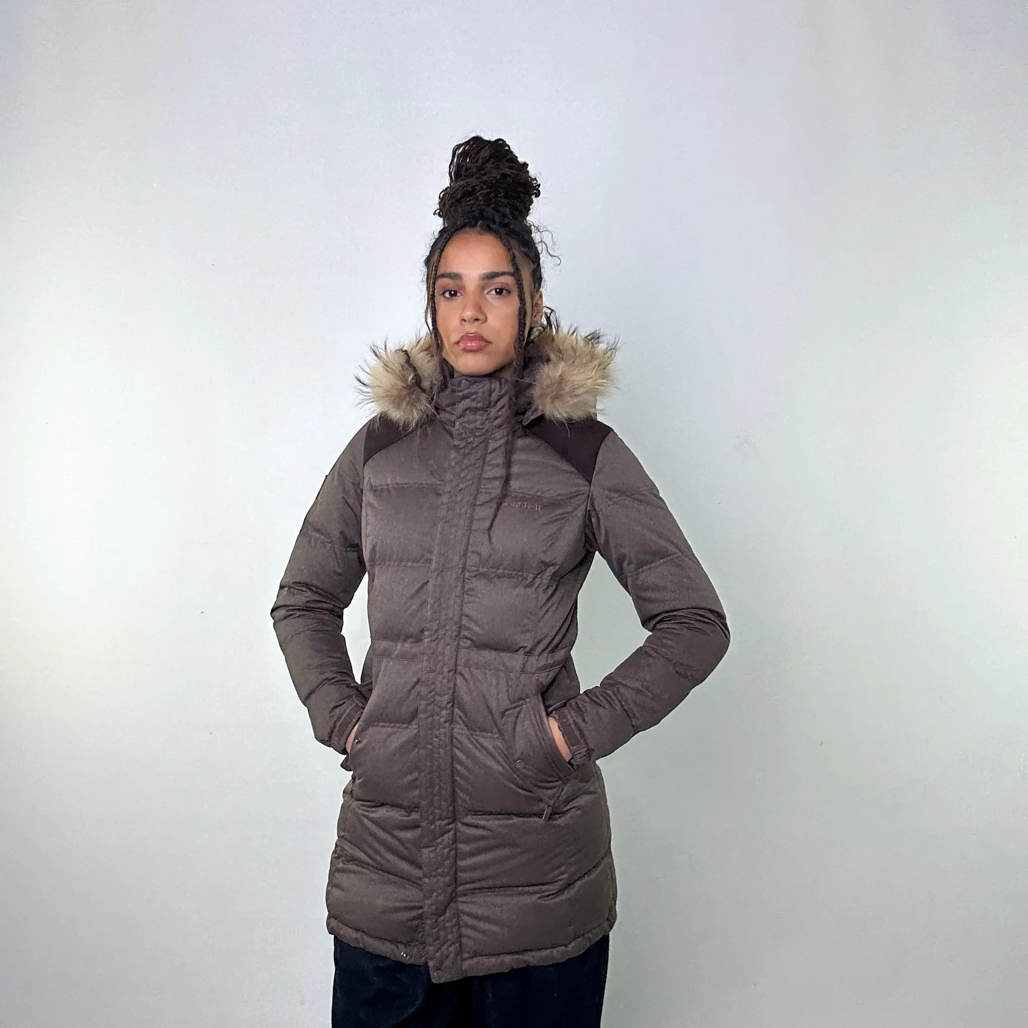 Light Grey 90s Mont Bell Puffer Jacket Coat (S)