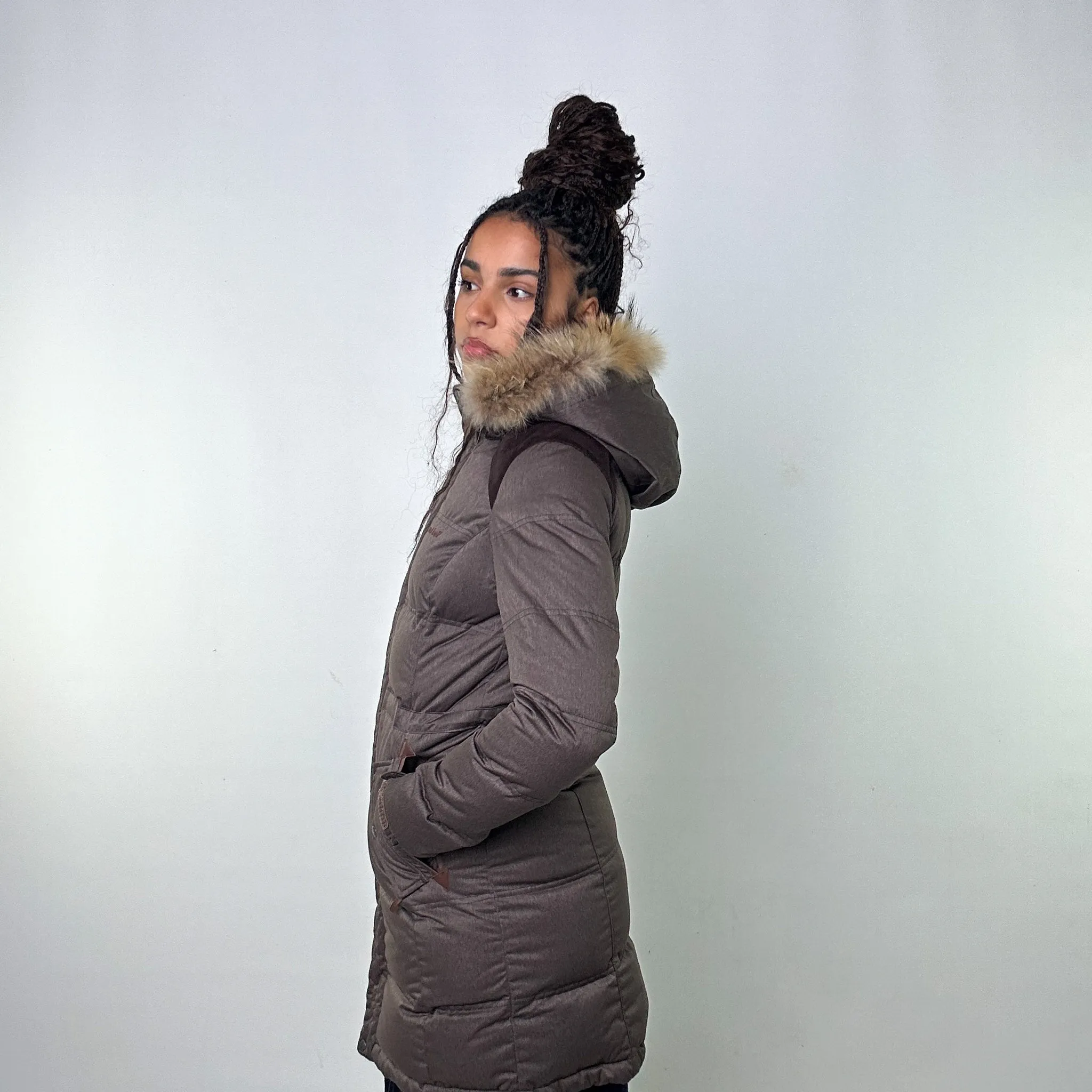 Light Grey 90s Mont Bell Puffer Jacket Coat (S)