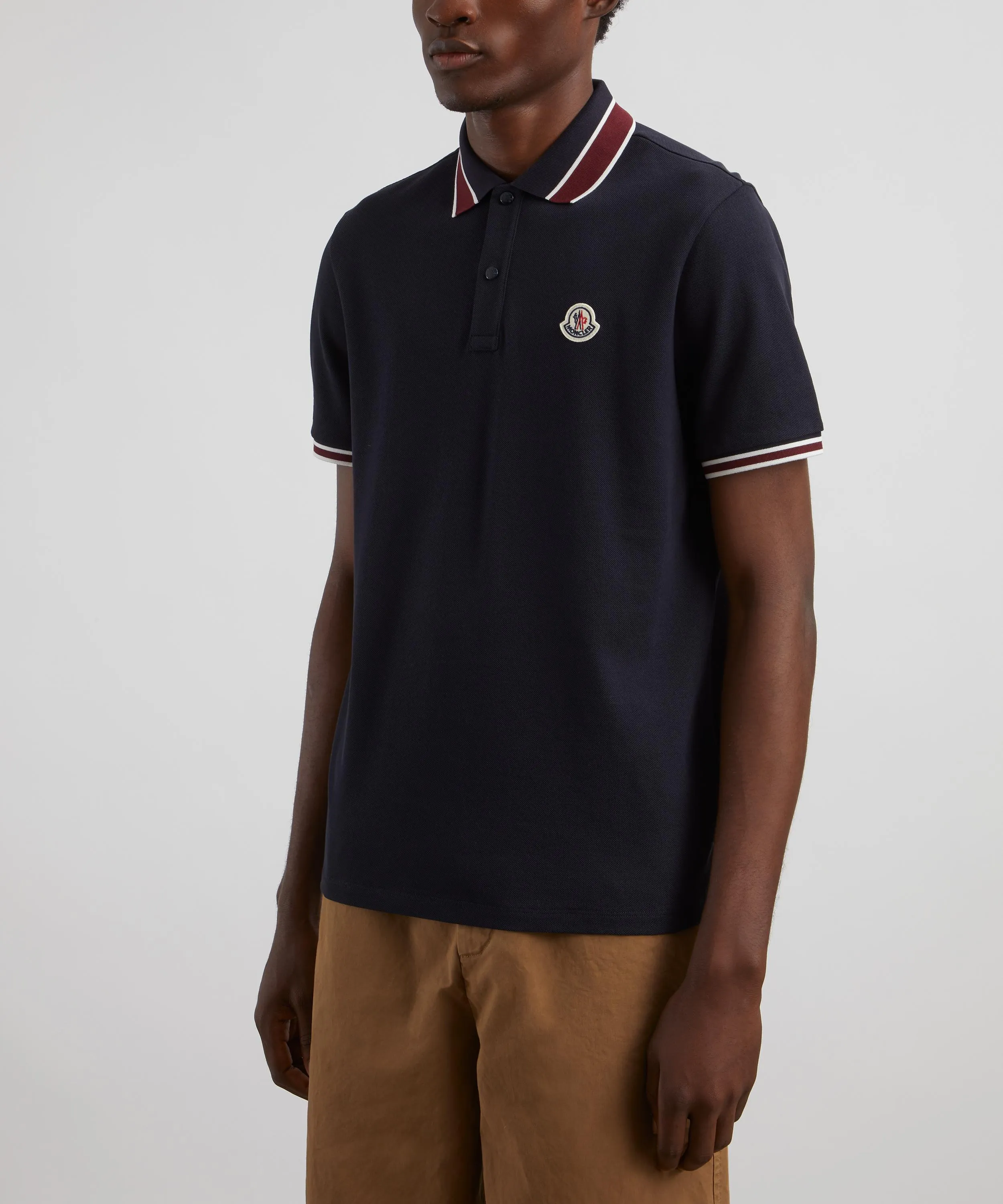 Logo Patch Polo Shirt