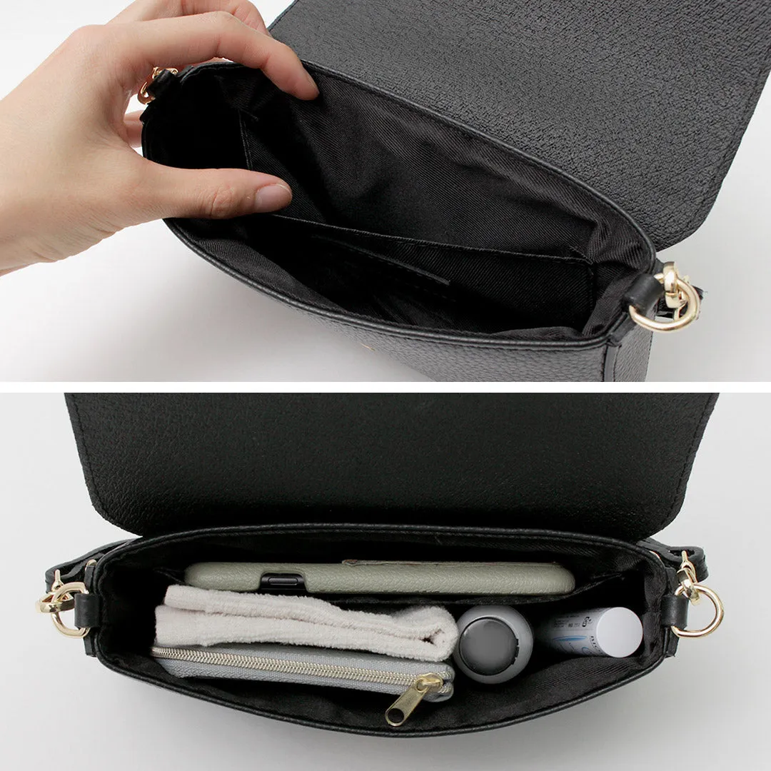 MARLON（マーロン） レザー バゲットバッグ / レディース ハンドバッグ ショルダー 2WAY フォーマル 本革 牛革 カウレザー Leather Baguete Bag