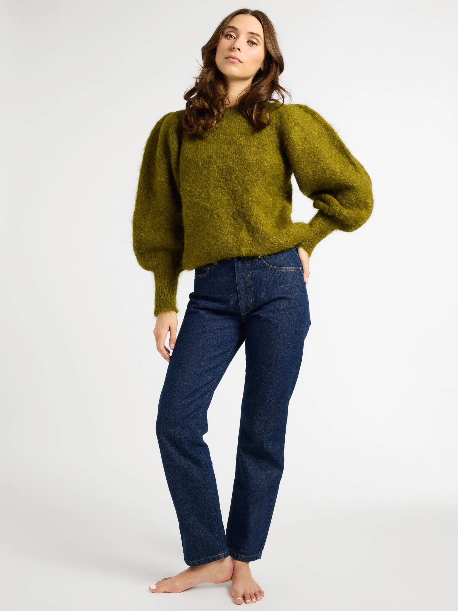 Maya Sweater in Moss