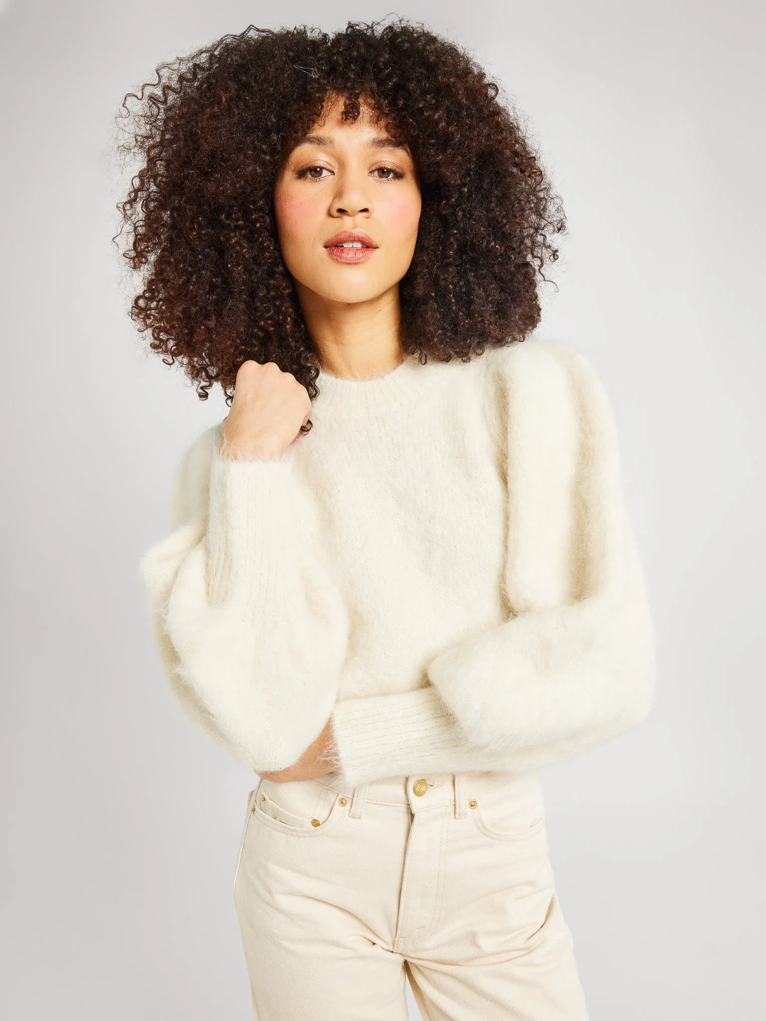 Maya Sweater in White