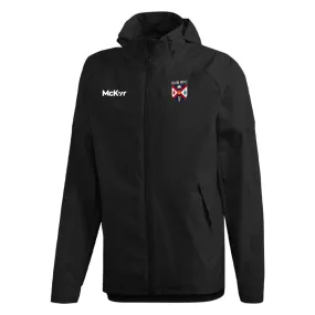 Mc Keever QUB RFC Core 22 Rain Jacket - Adult - Black