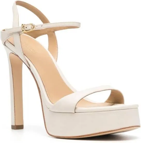 Michael Kors 135mm single-strap sandals White