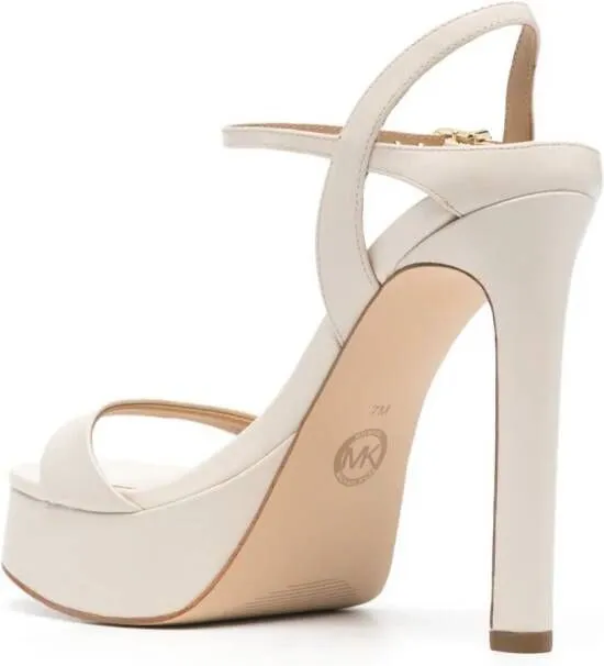 Michael Kors 135mm single-strap sandals White