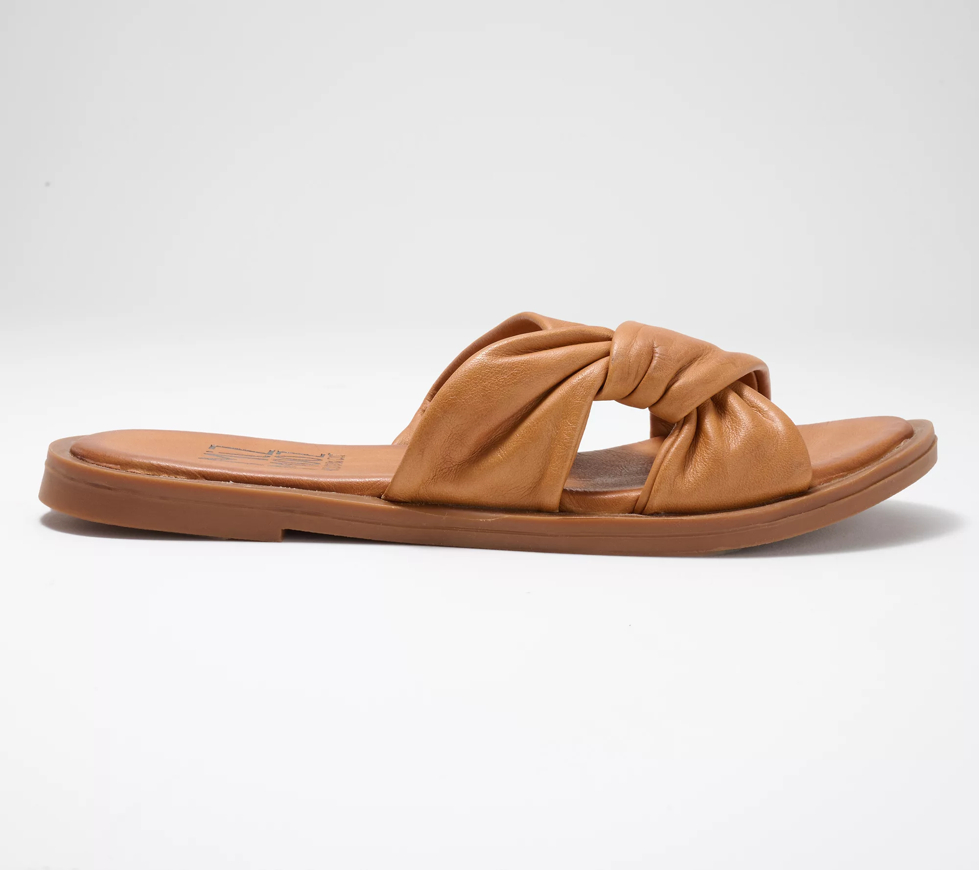 Miz Mooz Leather Knotted Slide Sandals - Fabio