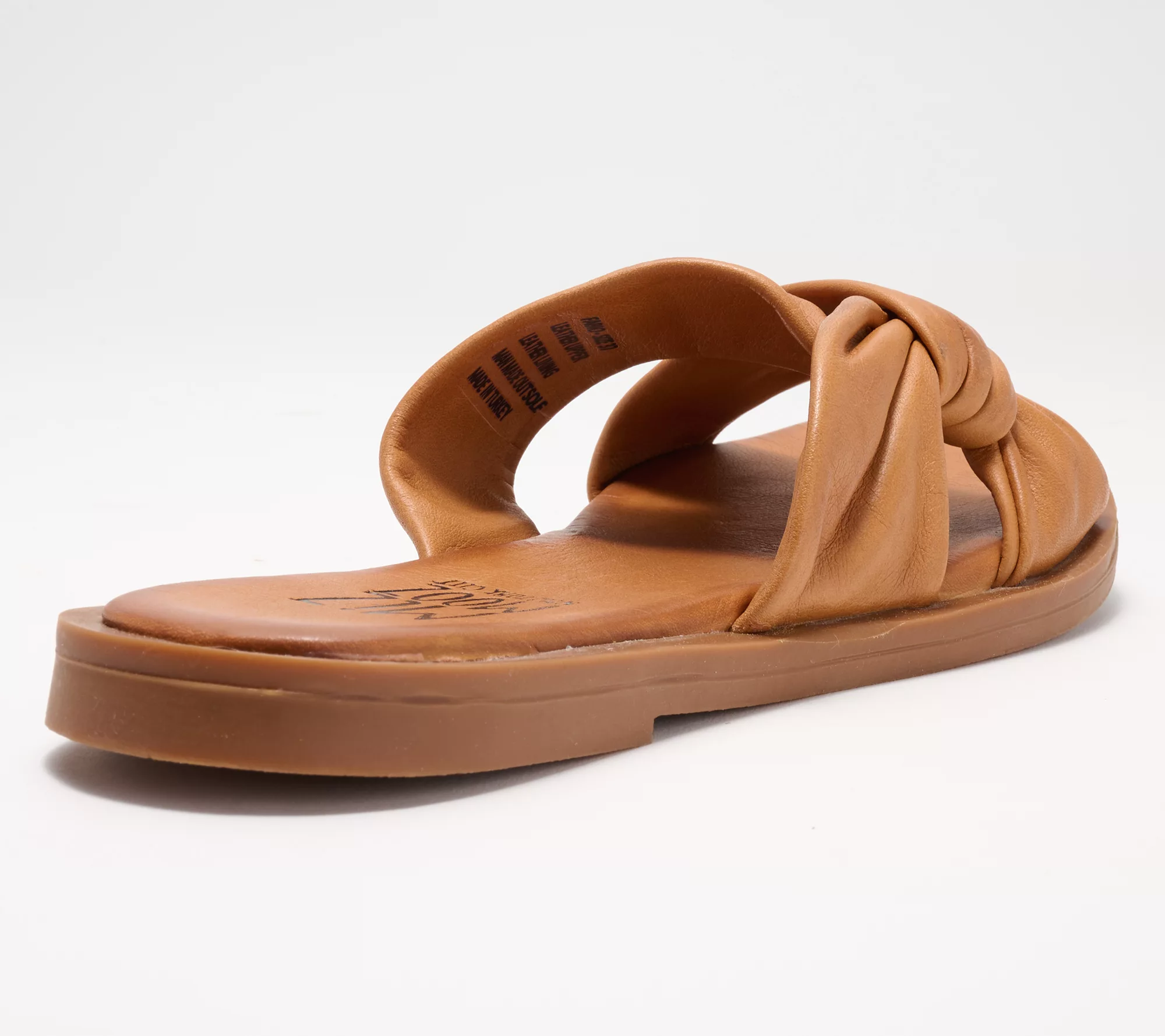 Miz Mooz Leather Knotted Slide Sandals - Fabio