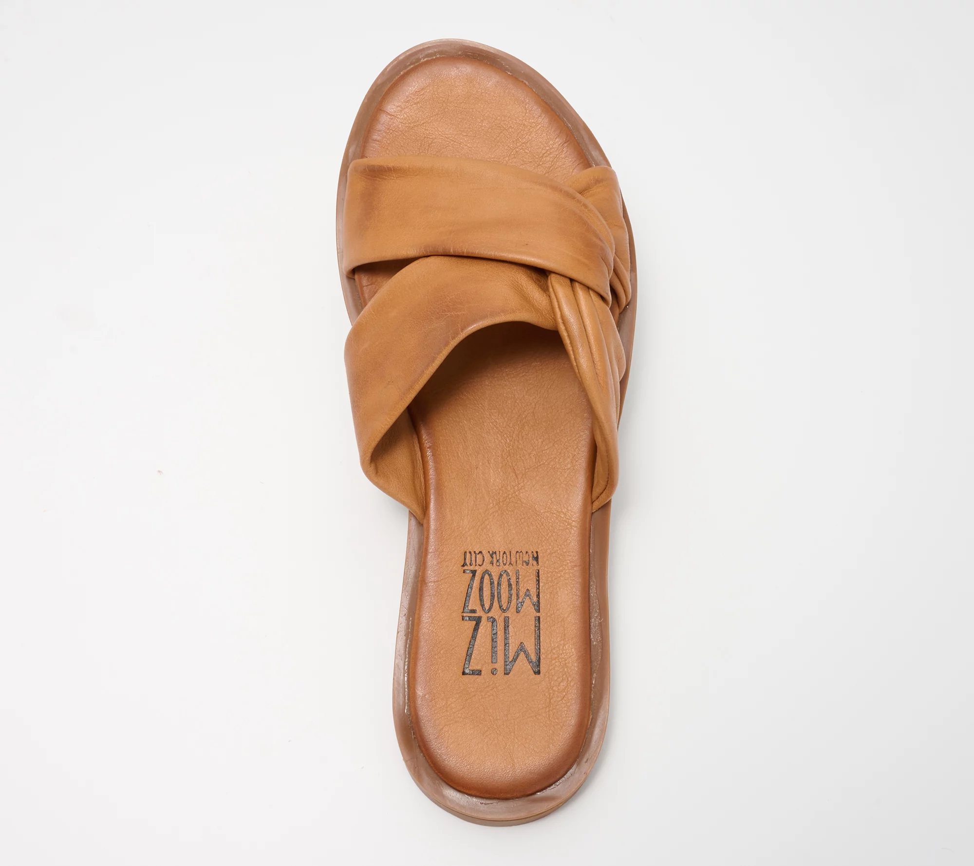 Miz Mooz Leather Knotted Slide Sandals - Fabio