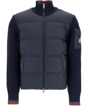 Moncler wool blend hybrid cardigan