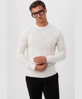 Mr Turk Merino Wool Crewneck Sweater / Winter White XS