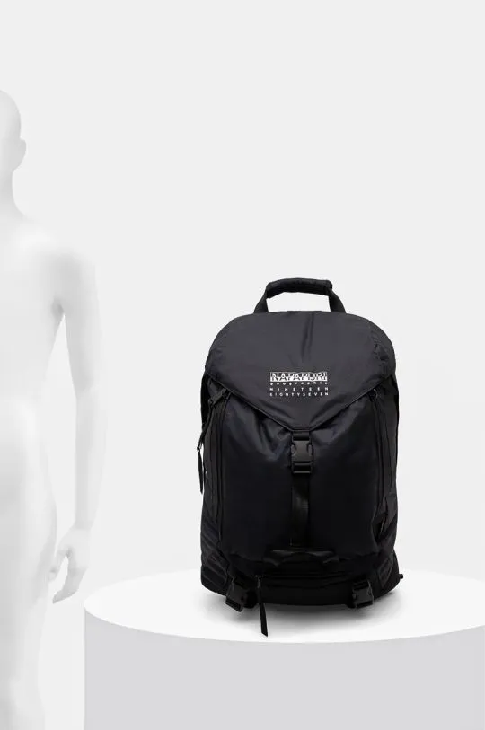 Napapijri backpack H-Adula Dp black color smooth NP0A4I8A0411