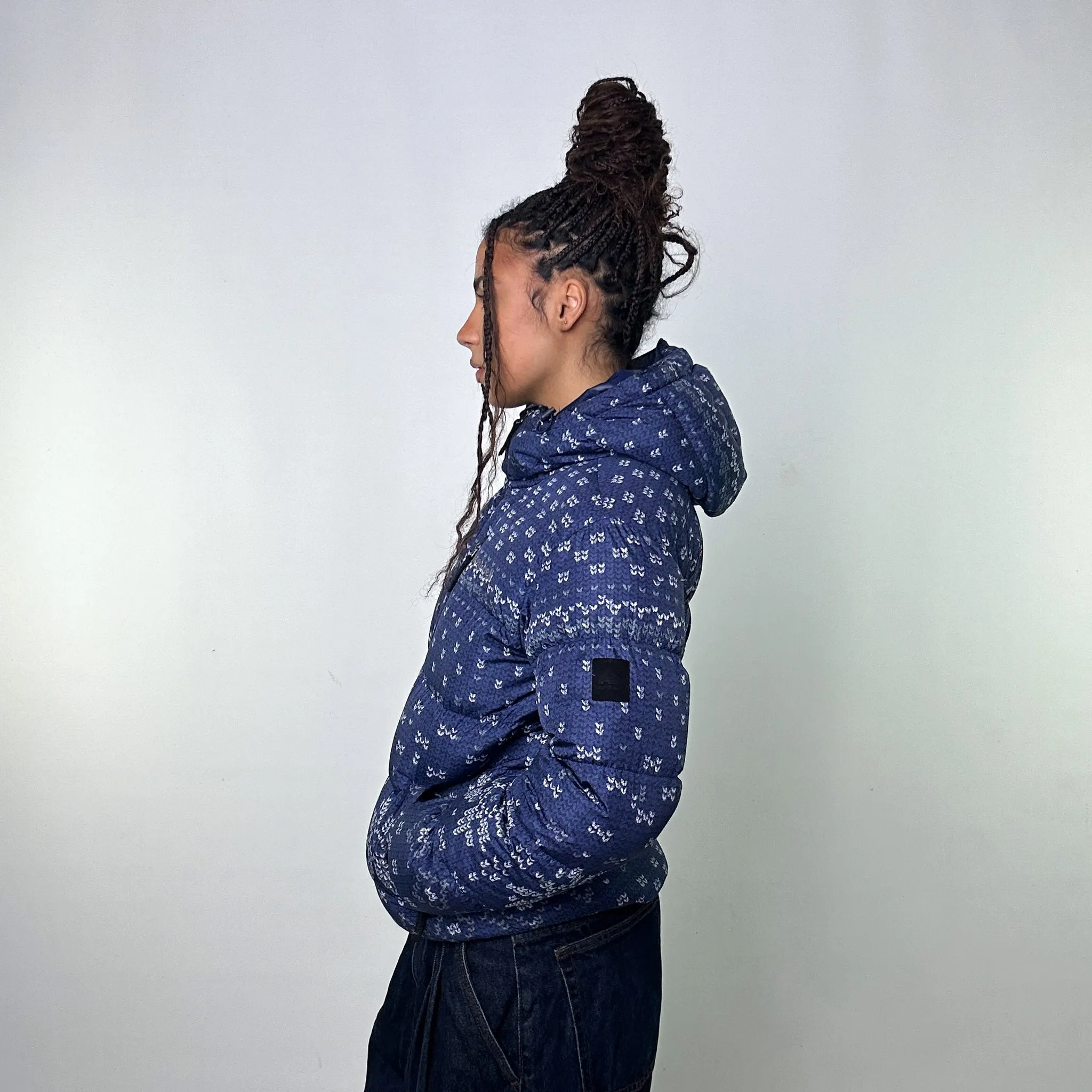 Navy Blue 90s Mont Bell Puffer Jacket Coat (S)