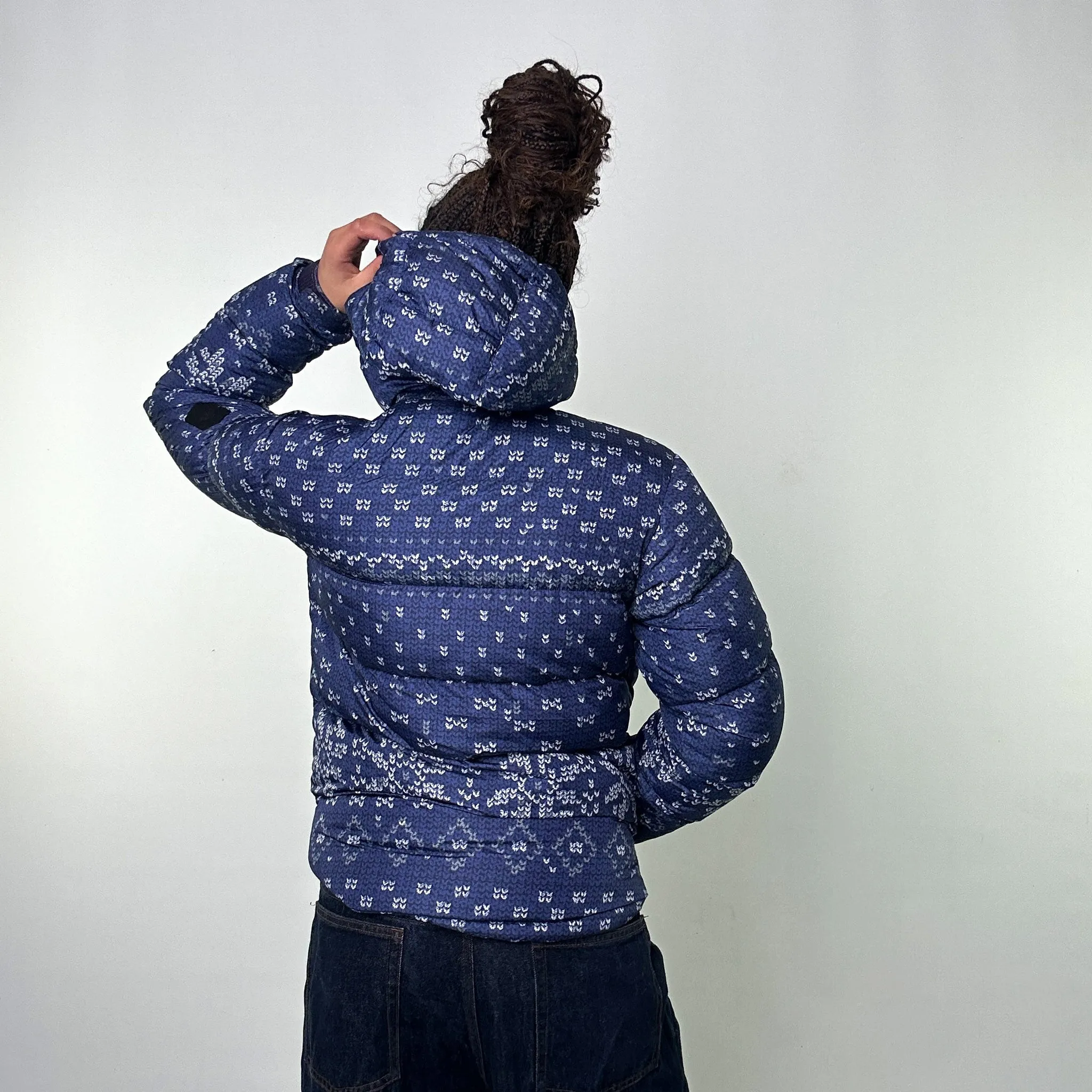 Navy Blue 90s Mont Bell Puffer Jacket Coat (S)