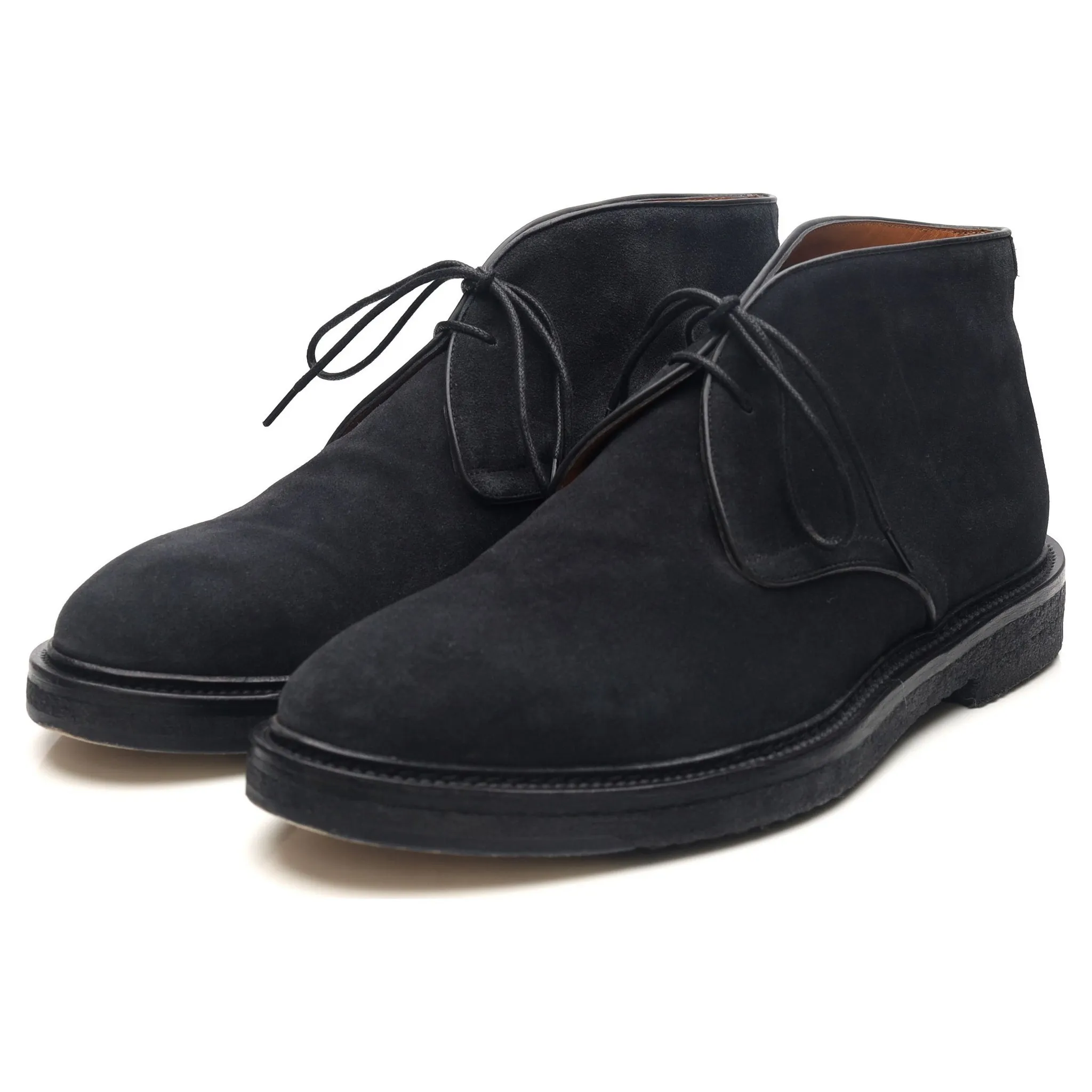 Navy Blue Suede Chukka Boots UK 8.5