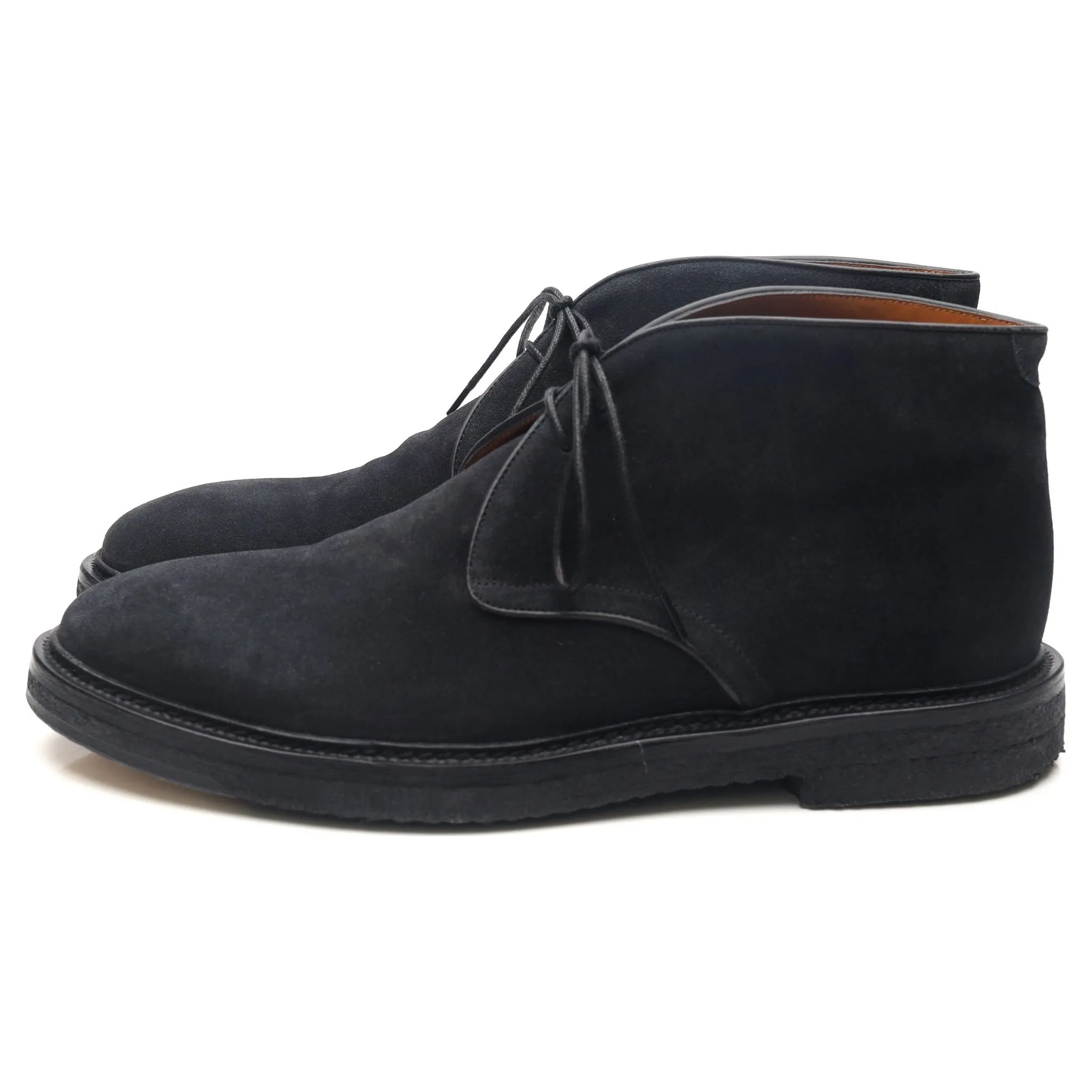 Navy Blue Suede Chukka Boots UK 8.5