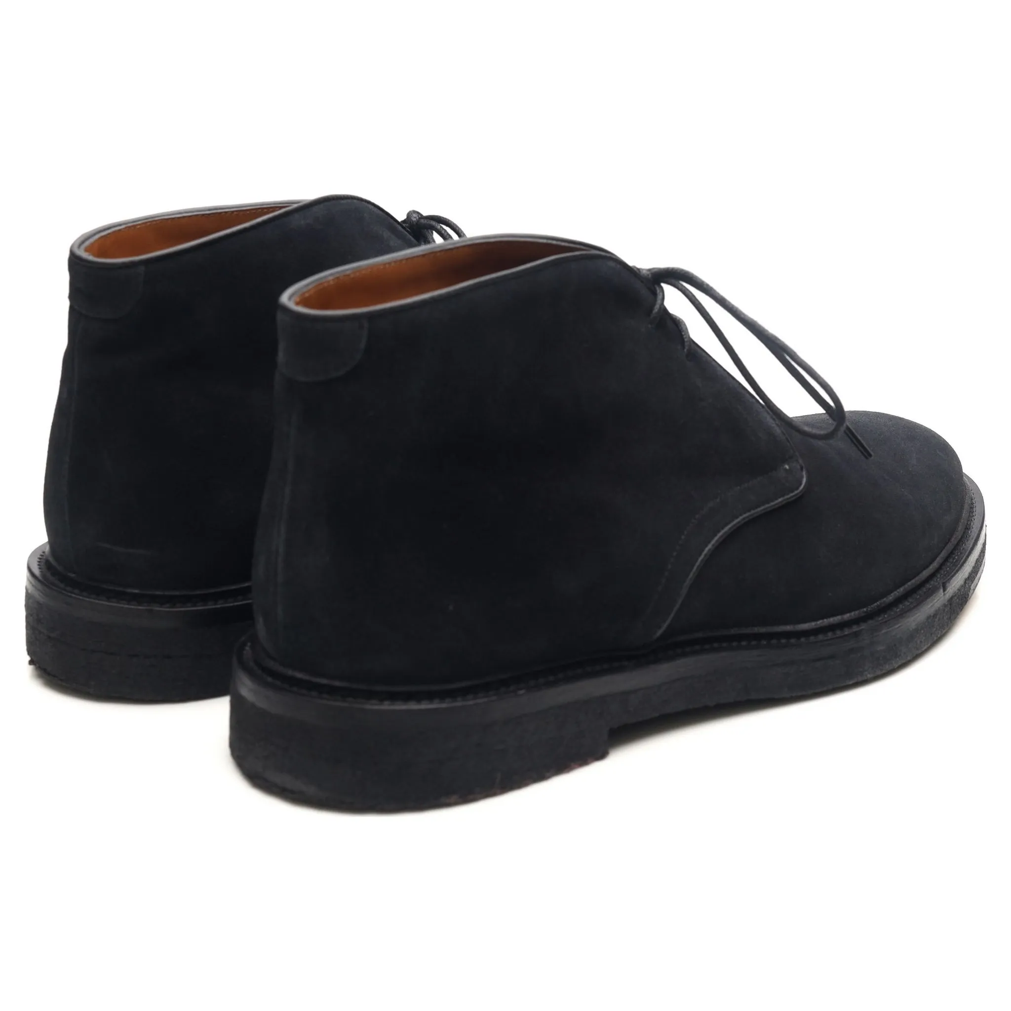 Navy Blue Suede Chukka Boots UK 8.5