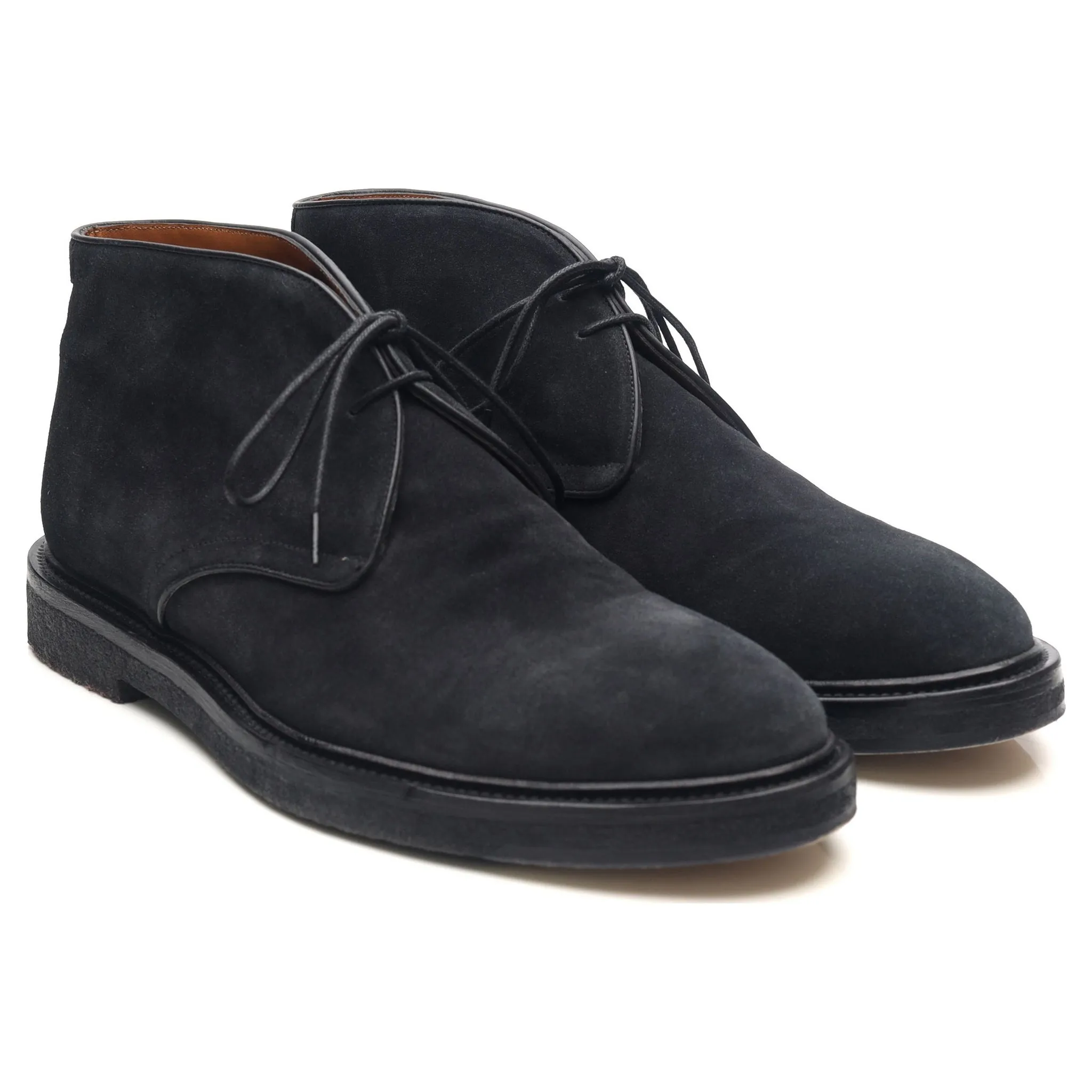 Navy Blue Suede Chukka Boots UK 8.5