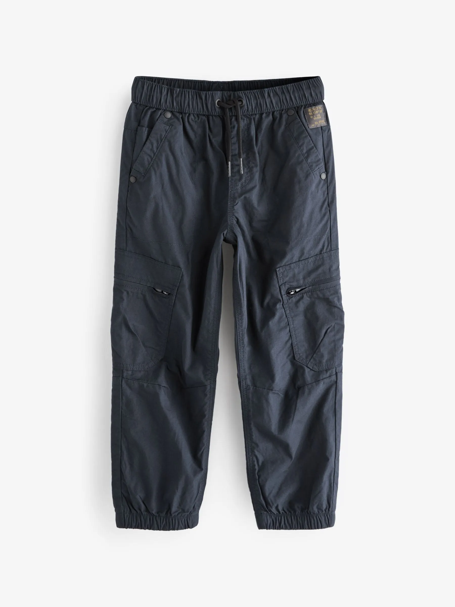 Navy Lined Cargo Trousers (3-16yrs)