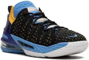 Nike Kids Lebron 18 Minneapolis Lakers sneakers Black