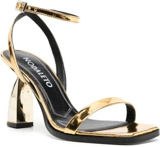 Nodaleto Angel E 90mm metallic sandals Gold