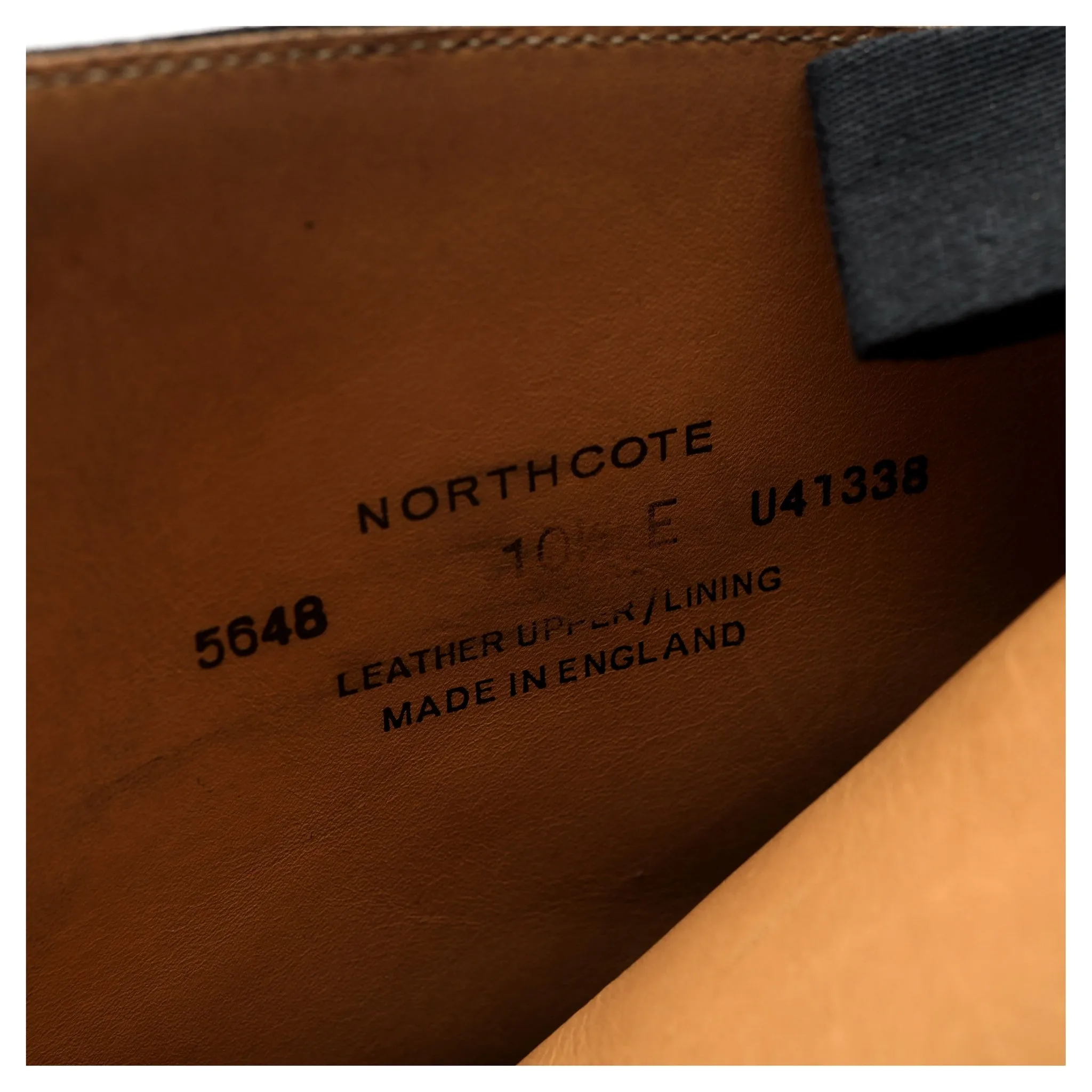 'Northcote' Black Leather Boots UK 10.5 E