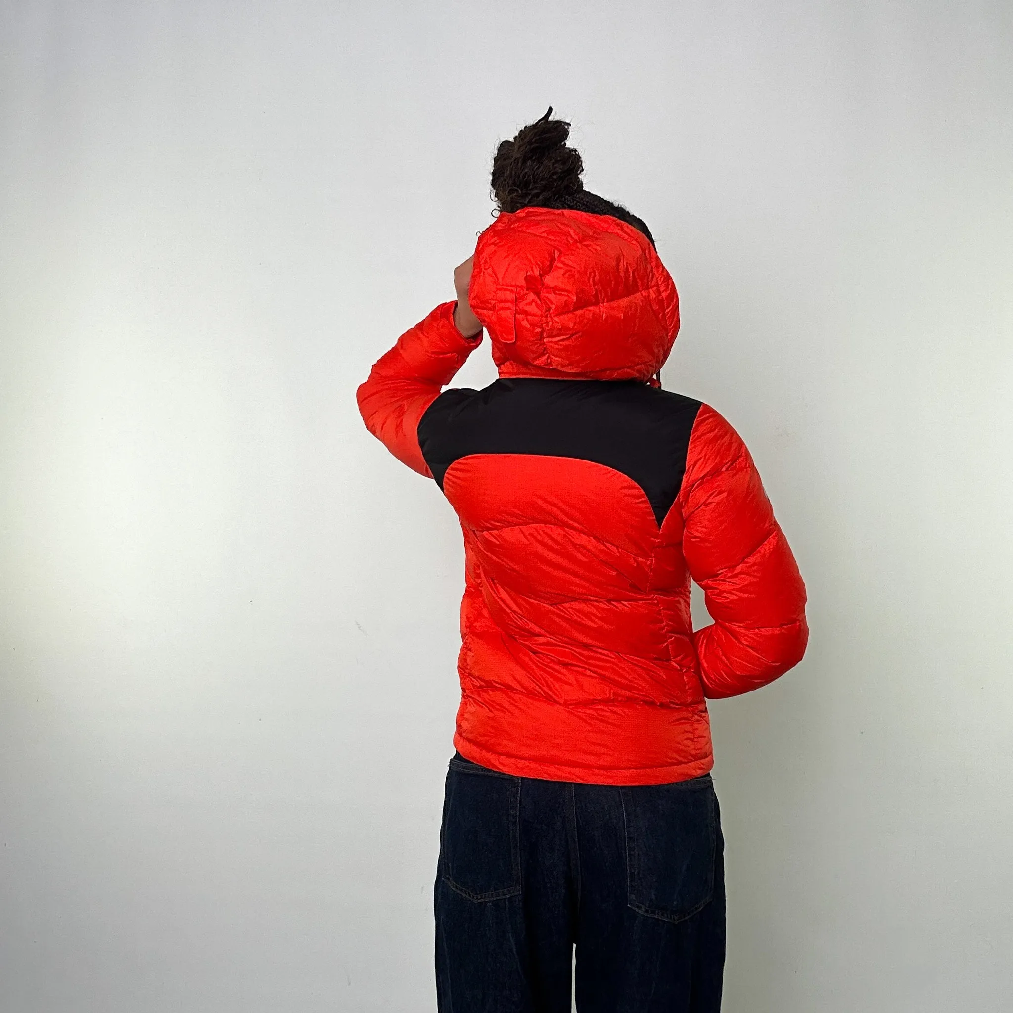 Orange y2ks Mont Bell  Puffer Jacket Coat (S)