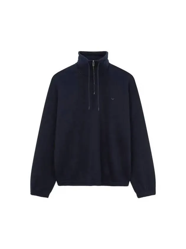 Overseas Station Season Big Chance 8 18 Men s String Turtleneck Easy Sweatshirt Navy 271845