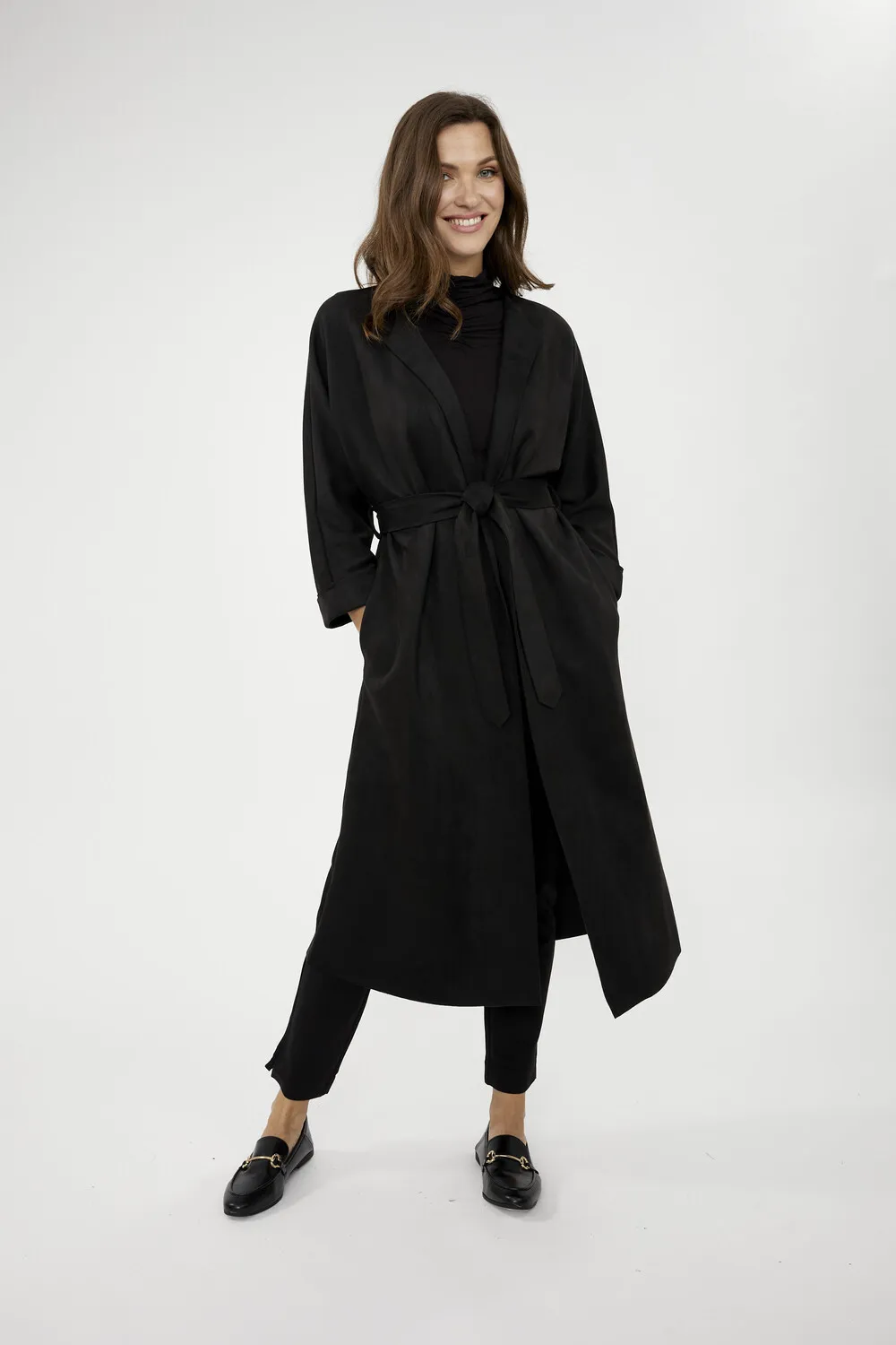 Oversized Modest Blend Coat Style 243037