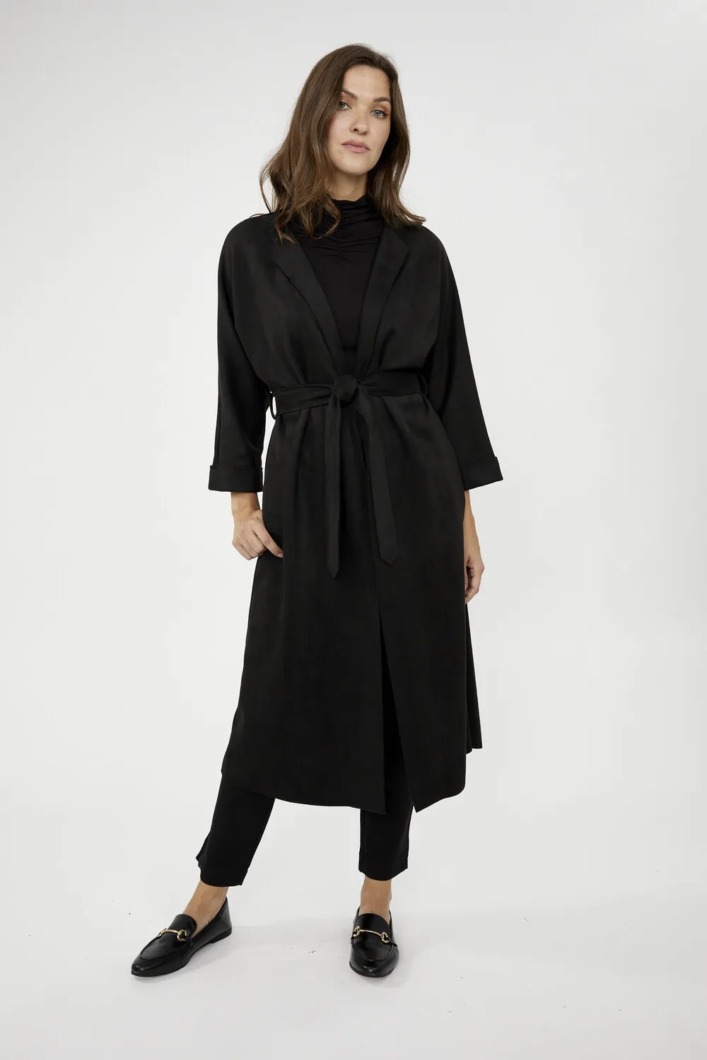 Oversized Modest Blend Coat Style 243037