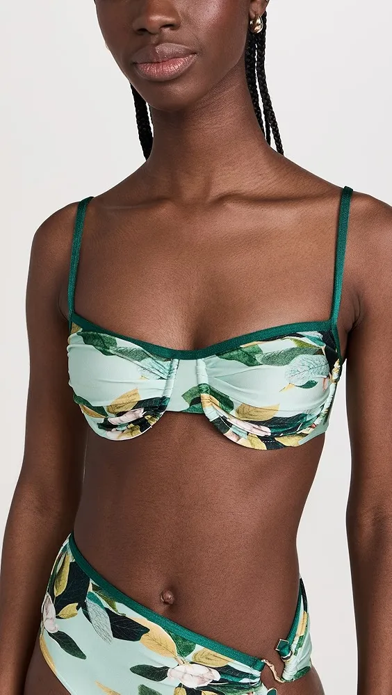 PatBO   Magnolia Underwire Bikini Top 