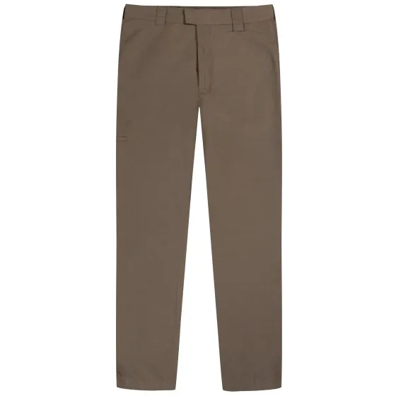 Paul Smith Cotton And Linen Blend Trousers Military Green