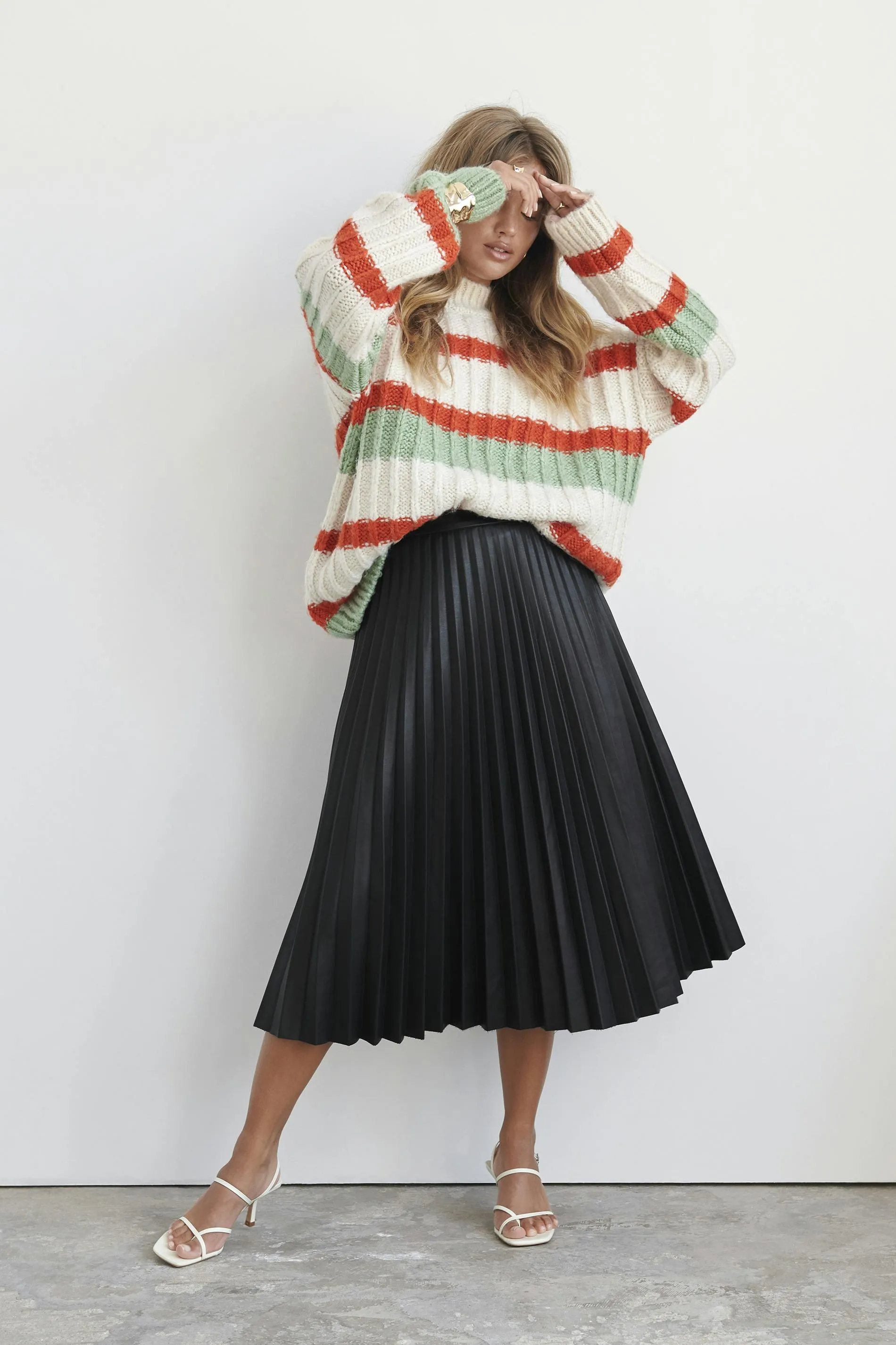 Penny pleated skirt