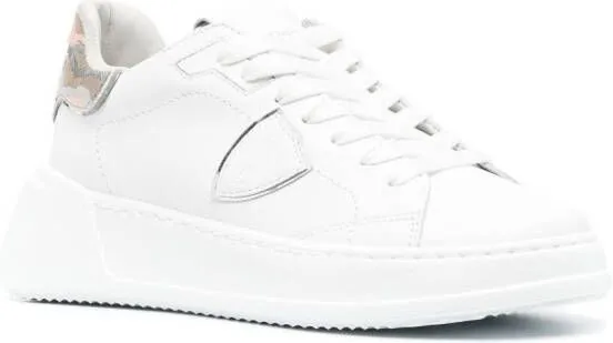 Philippe Model Paris Tres Temple low-top sneakers White