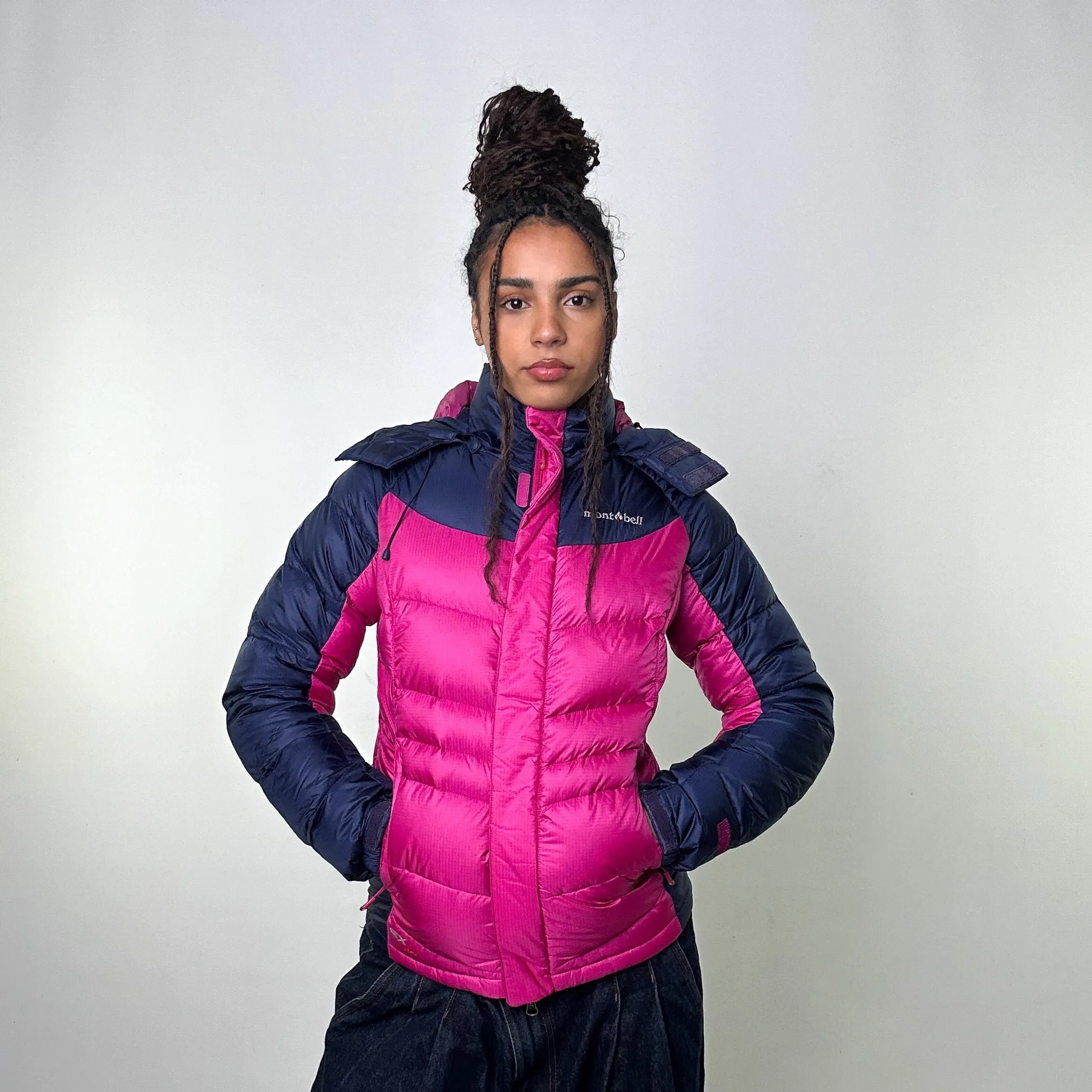 Pink y2ks Mont Bell EX 700+ Puffer Jacket Coat (S)