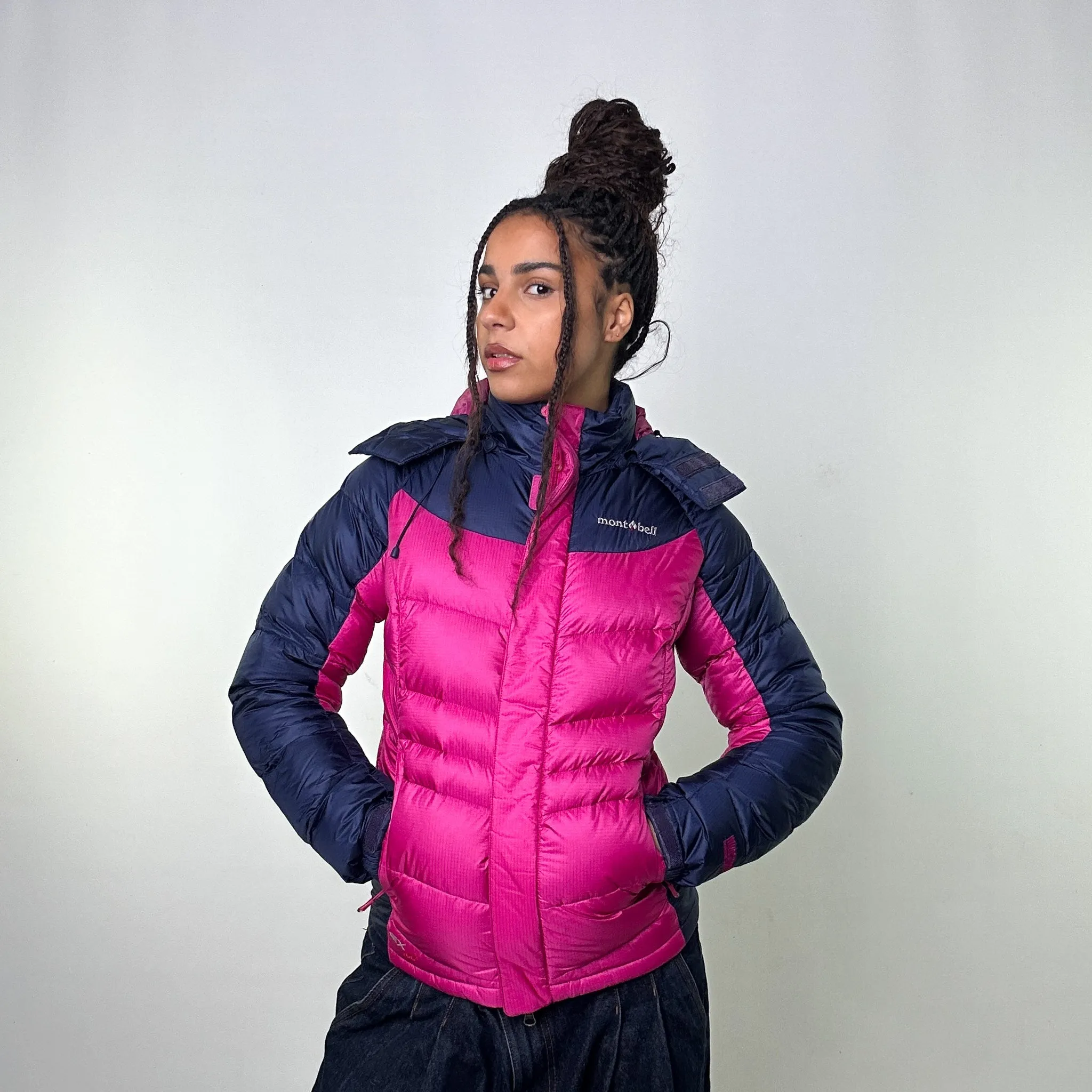 Pink y2ks Mont Bell EX 700+ Puffer Jacket Coat (S)