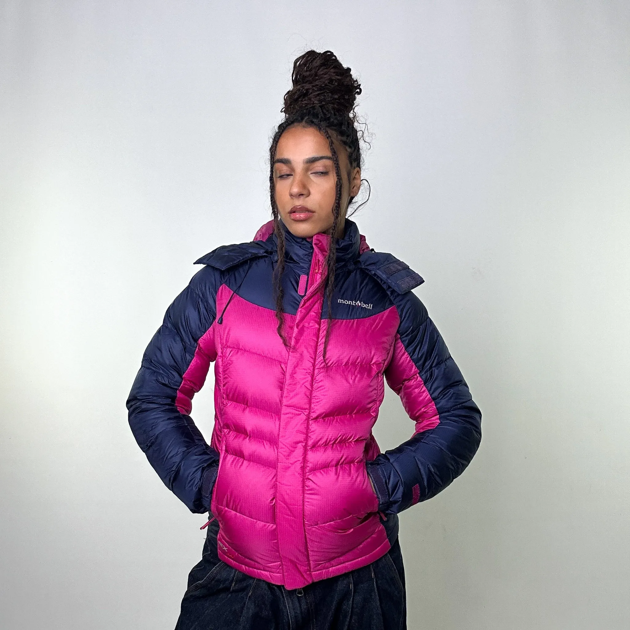 Pink y2ks Mont Bell EX 700+ Puffer Jacket Coat (S)